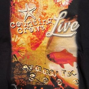 Vintage Concert T Shirt Counting Crows Live Summer 2000 Men Men’s XL Like New
